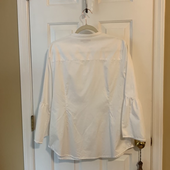 Boden white button front blouse - size 12 - Picture 3 of 4